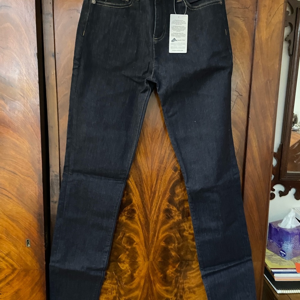 Landsend midrise curvy skinny jeans size 4